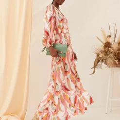 FATFACE Peony Painted Leaves Maxi Dress 24 -Chic Elixir Sales Store tuc144401866 Multi20Coloured R Z001A