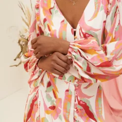 FATFACE Peony Painted Leaves Maxi Dress 6 -Chic Elixir Sales Store tuc144401866 Multi20Coloured R Z004A 1