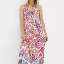 FATFACE Aria Bright Paisley Midi Dress 20 -Chic Elixir Sales Store tuc144500805 Ivory R Z001A 1