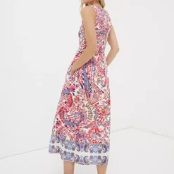 FATFACE Aria Bright Paisley Midi Dress 12 -Chic Elixir Sales Store tuc144500805 Ivory R Z002A