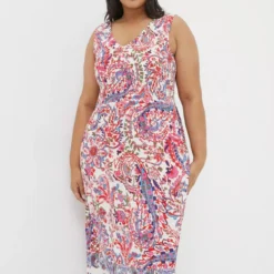 FATFACE Aria Bright Paisley Midi Dress 20 -Chic Elixir Sales Store tuc144500805 Ivory R Z005A 1