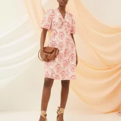 FATFACE Tulip Floral Tile Dress 22 -Chic Elixir Sales Store tuc144503416 Ivory R Z001A