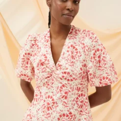 FATFACE Tulip Floral Tile Dress 22 -Chic Elixir Sales Store tuc144503416 Ivory R Z004A