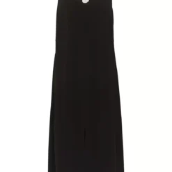 KAFFE Nora Sleeveless V Neck Midi Dress 18 8 KAFFE Nora Sleeveless V Neck Midi Dress 18 -Chic Elixir Sales Store tuc144624120 Black R Z003A