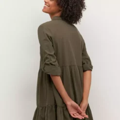 KAFFE Naya Dress 10 -Chic Elixir Sales Store tuc144631004 Green R Z002A