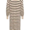 KAFFE Mala Knitted Long Sleeve Midi Dress XL